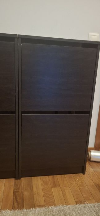 Sapateira Bissa Preto Ikea