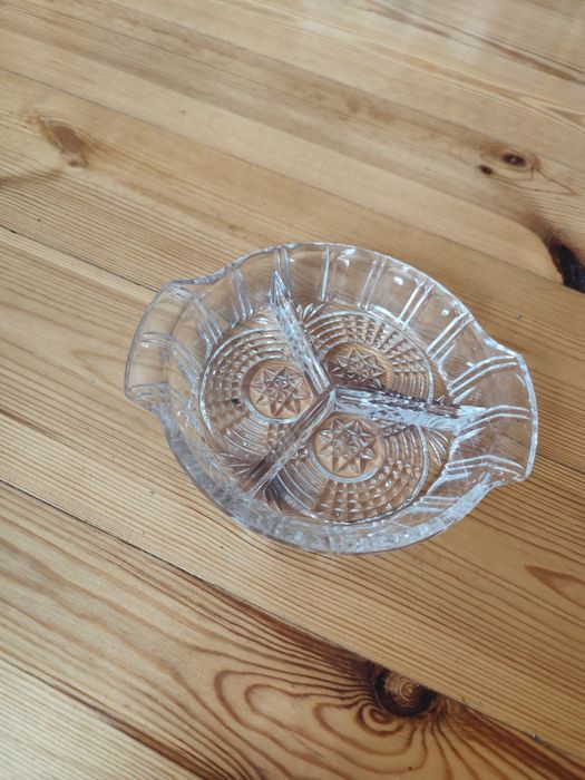 Kryształy Polskie PRL, porcelana Rumuńska zestaw 16 sztuk