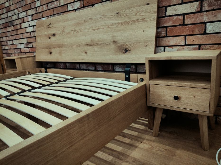 Szafki nocne stoliki dębowe