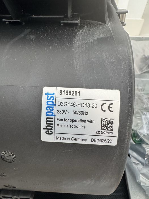 Motor para exaustor marca Miele - MODELO DA2808