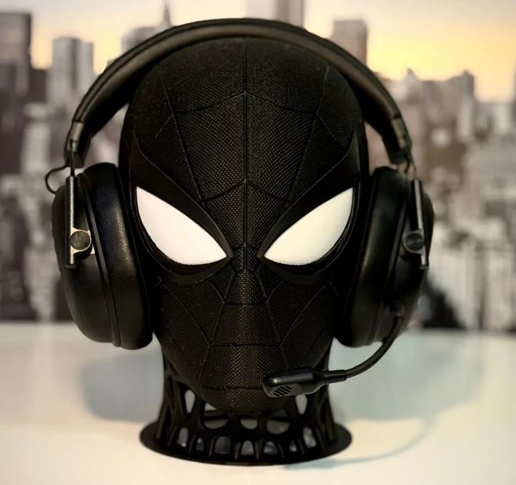 Suporte headset herói homem aranha