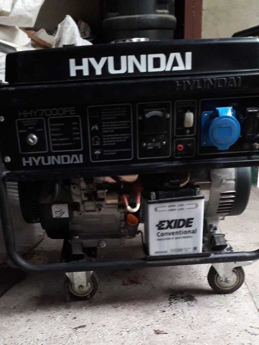 Бензиновий генератор HHY7000FE