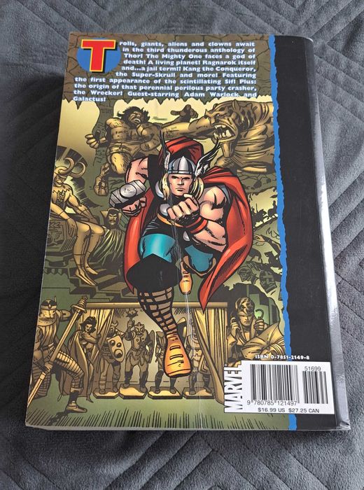 Marvel Essential The Mighty Thor Volume 3 Comic Book Compilation
