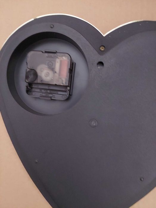 Relogio Quartz e Espelho antigo com flor embutida