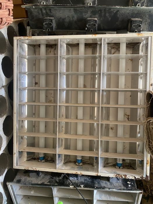 Candeeiros industriais vintage