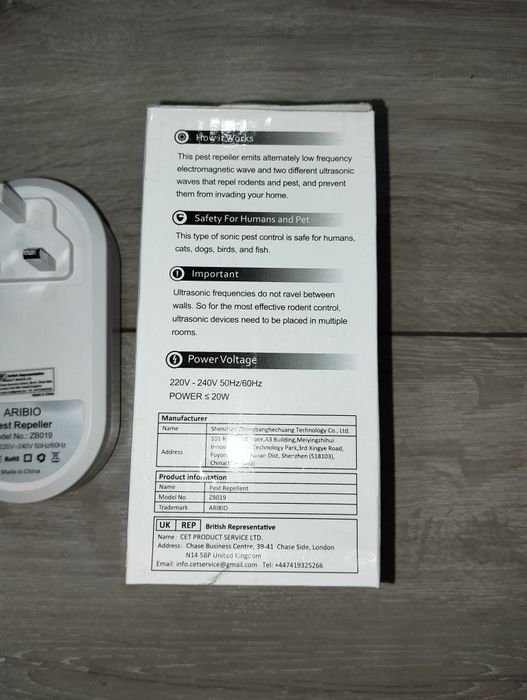 Odstraszacz szkodników mysz i szczurów