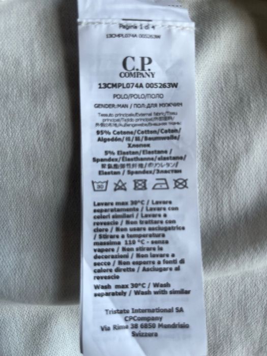 C.P. company long sleeve футболка