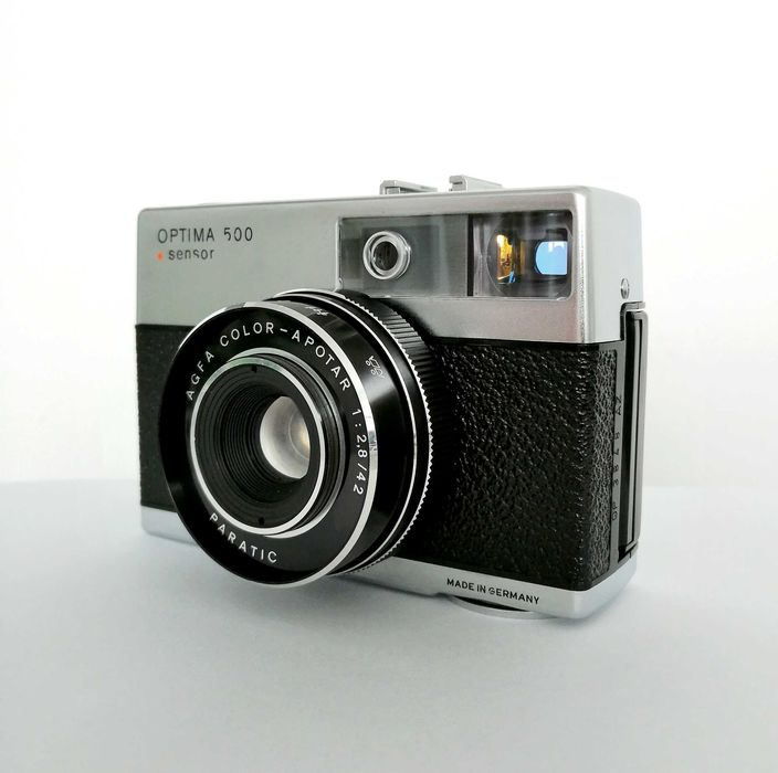 aparat analogowy Agfa OPTIMA 500 Sensor 35mm '69-76 vintage łomografia