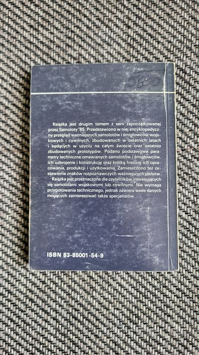 Książka Samoloty '90 Andrzej Glass