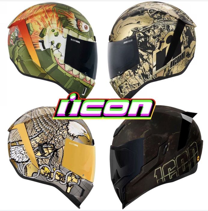 Новый шлем ICON AIRFLITE Airform Оригинал Shoei Nolan, hjc, agv, suomy