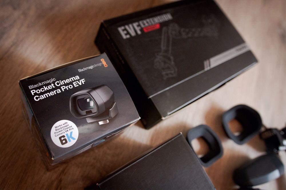 Blackmagic PCC 6K Pro EVF + Tilta Extension