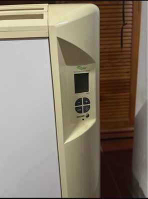 Aquecedor eléctrico com mostrador digital
