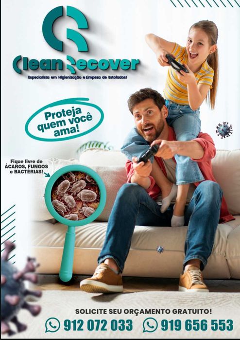 Deixamos seu sofá como NOVO