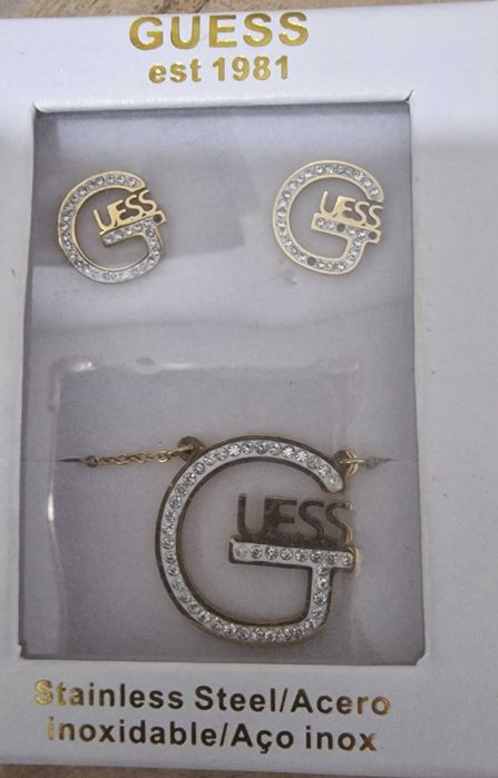Conjunto Guess-Fio e brincos