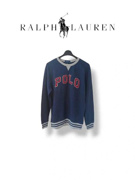 Bluza bez kaptura Polo Ralph Lauren r.L (14-16) vintage 100% bawełna