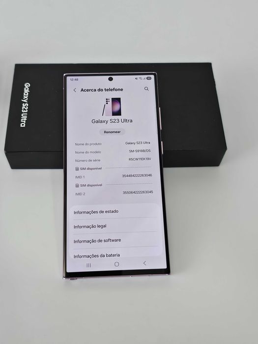 Samsung S23 Ultra 512gb. Excelente