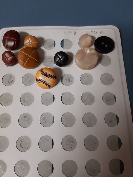 Botões variados cor/tamanho