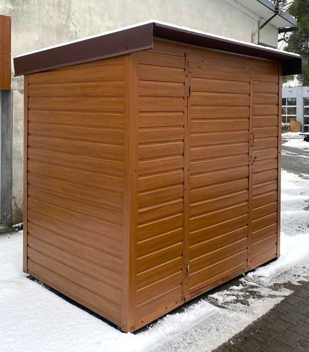 Solidny Domek Narzędziowy schowek z blachy 2,25x1,45x1,95