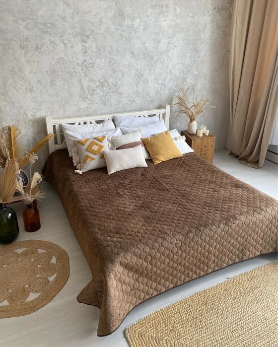 Покривало на ліжко велюр велюрове пледи Теп