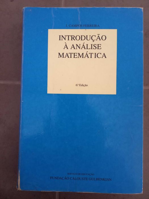 Livros usados no curso de Matemática na FCUL