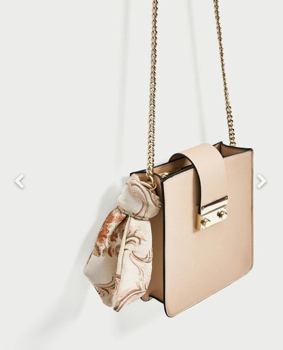 Бежевая сумка Zara
