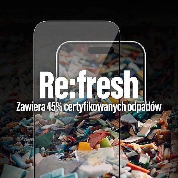 Szkło PanzerGlass Re:fresh Glass na iPhone 15 Pro z pozycjonerem