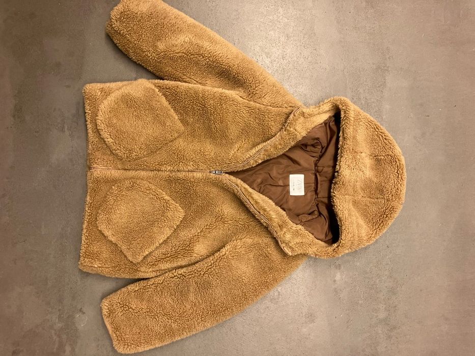 Тепла шубка куртка овчина Zara Тедді 122р