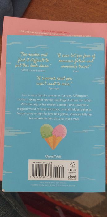 Livro Love & Gelato