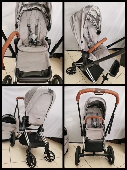 Cybex Priam 3w1 wózek gondola  piękny zestaw