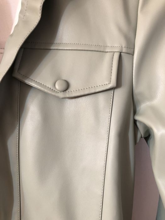 Marynarka z paskiem nowa sztuczna skóra