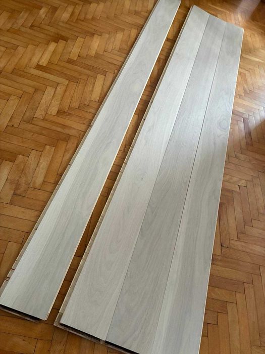 Podłoga drewniana BOEN Dąb Pearl 1-lamelowa OLEJOWANA | NOWA 76m2