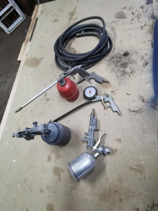 Compressor de 100 litros mais mangueira e acessórios