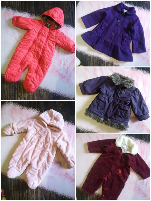 Лот одягу для дівчинки від нуля до 12 місяців