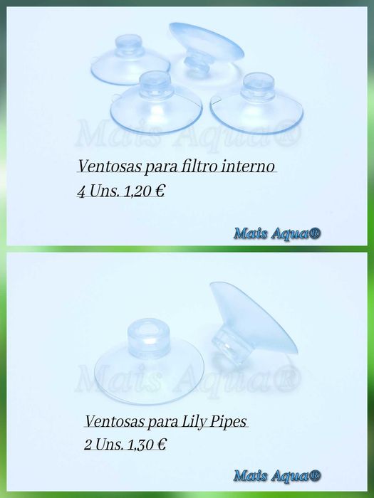 Ventosas para Aquário vários modelos Novas - Acessórios de ar