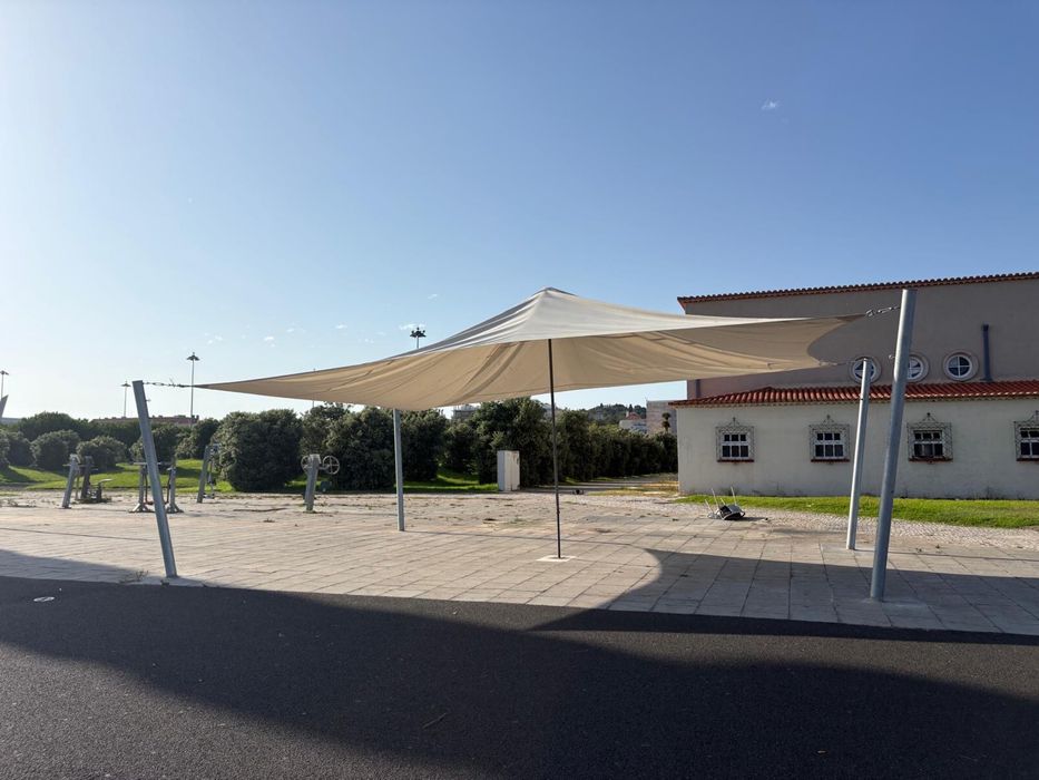 Estrutura para Toldo / Vela de Sombra - Tubos Galvanizados
