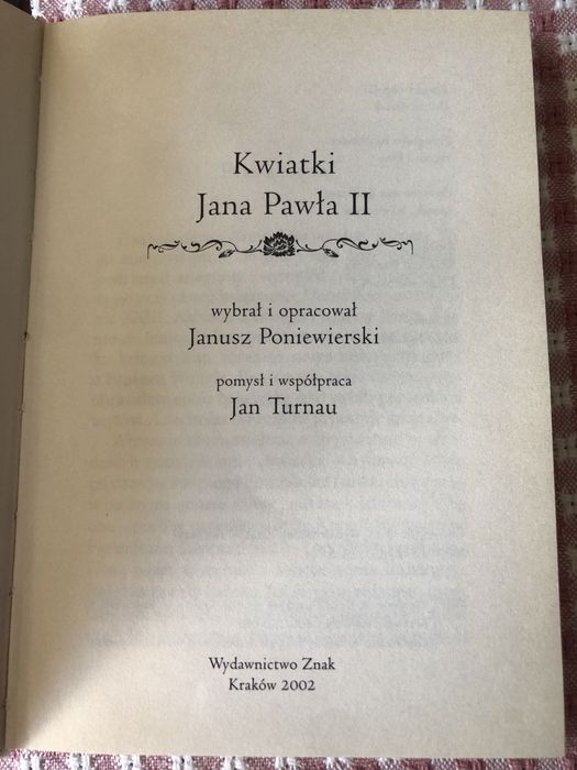 Kwiatki Jana Pawła II