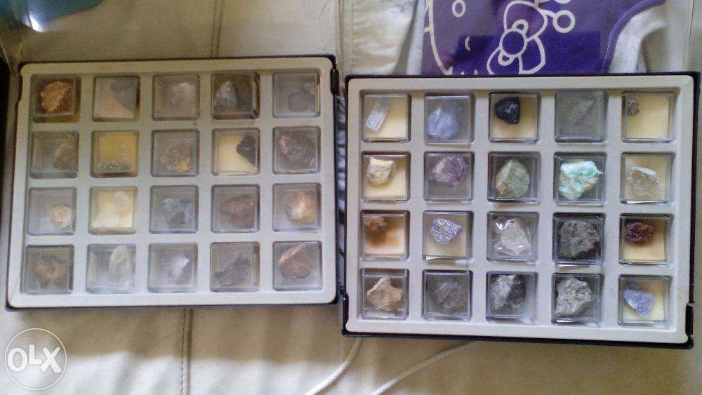 Coleçao de pedras preciosas..