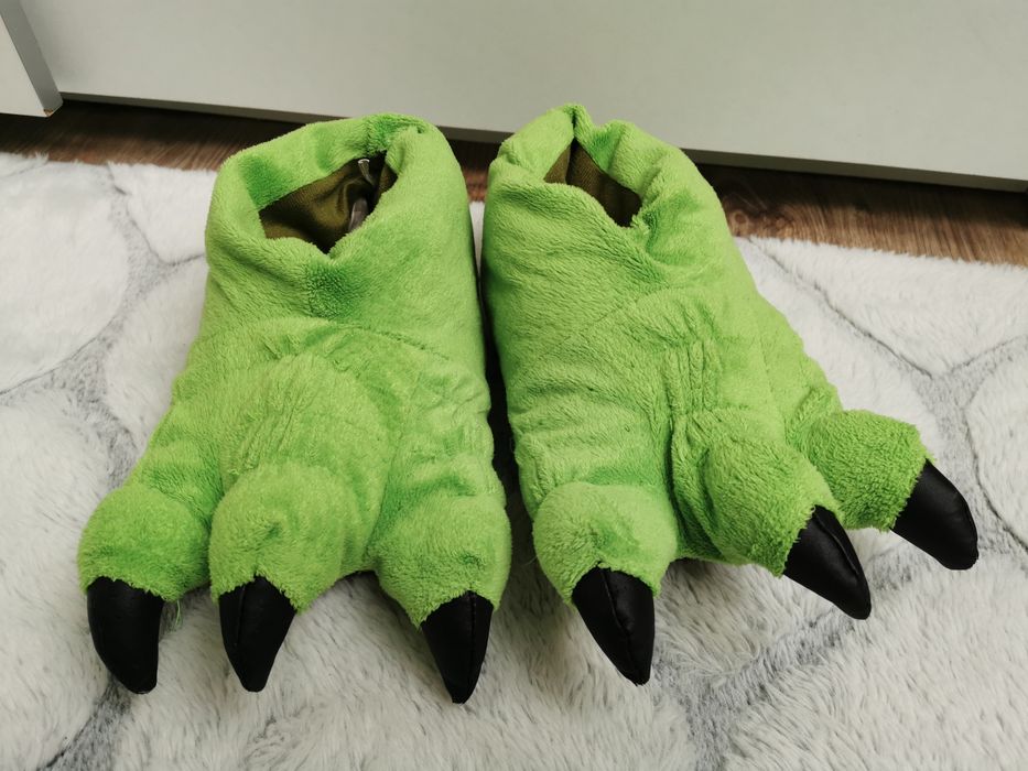Kapcie dinozaur smok pazury kostium przebranie r. 28/29 H&M