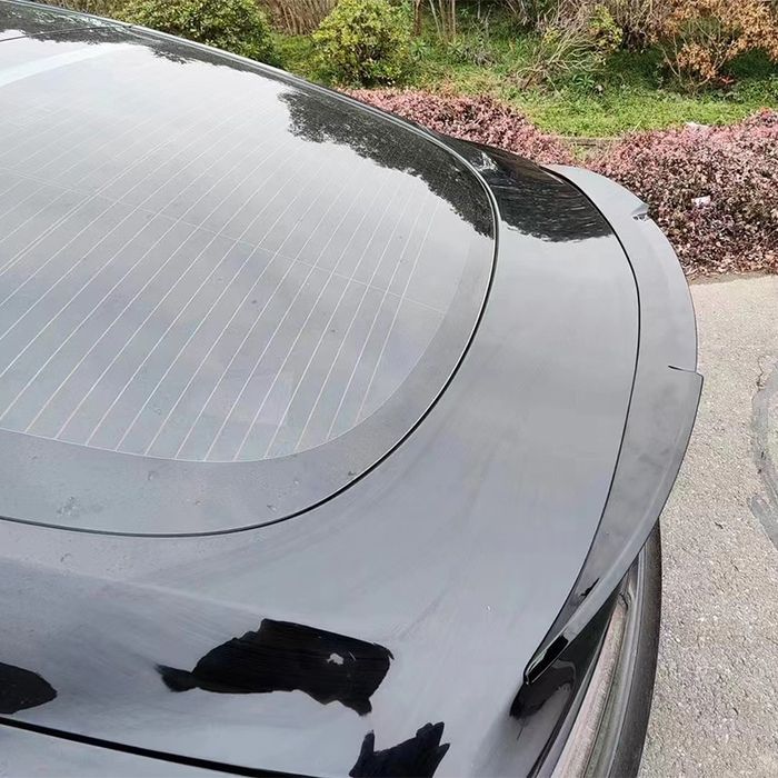 Спойлер Tesla Model S С накладка багажника сплиттер диффузор сплітер