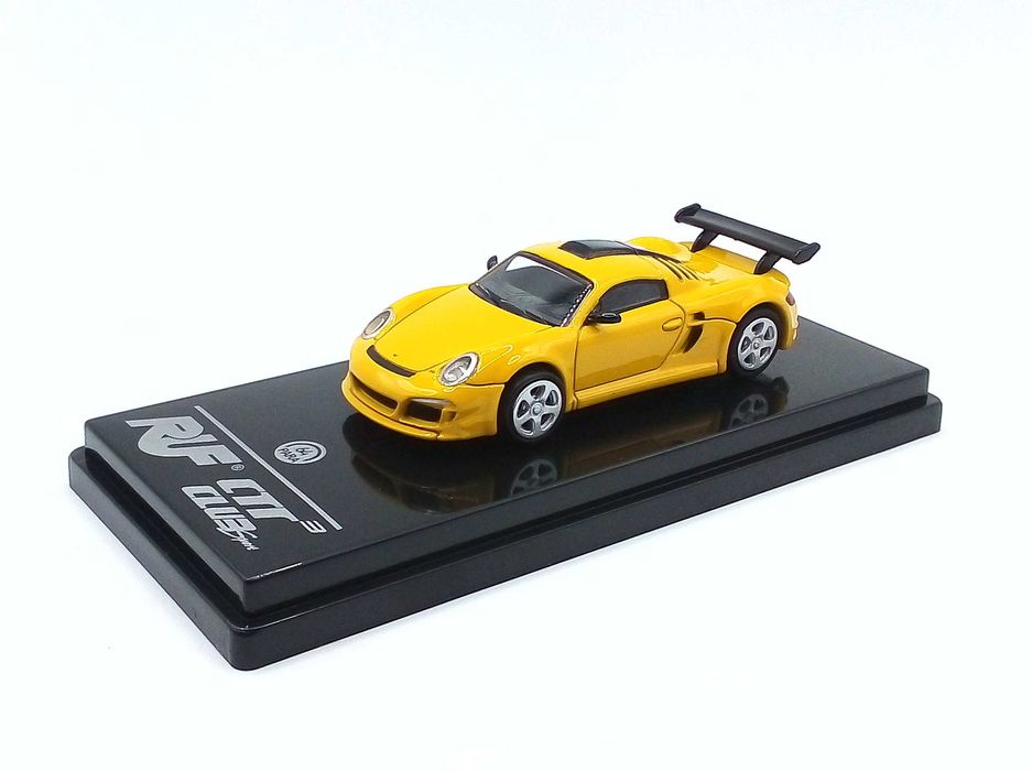 Porsche GT RUF CTR3 Clubsport Yellow 2012 LHD - skala 1:64 - Para64