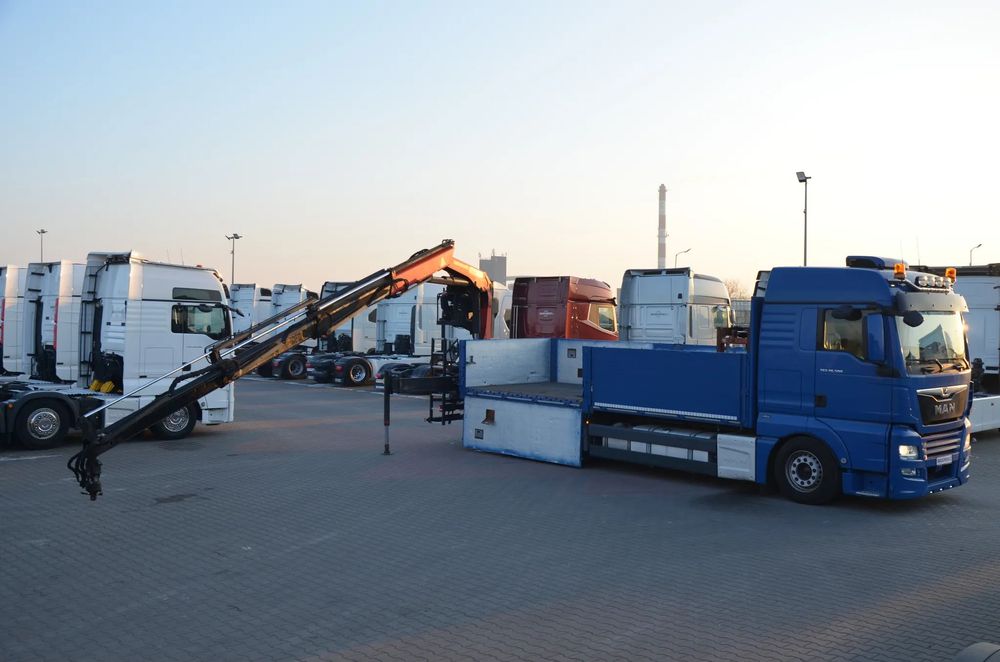 MAN TGX 26.500 6x2 HDS ZETKA PALFINGER KLIMA P. OŚ POD. I SKRĘTNA FULL AIR SKÓRY NAVI DE 5659