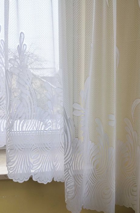 Firana gotowa 400x160 żakard łuk