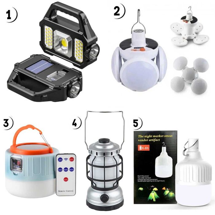 Фонарики на аккумуляторе и солнечной батарее  - РАСПРОДАЖА!