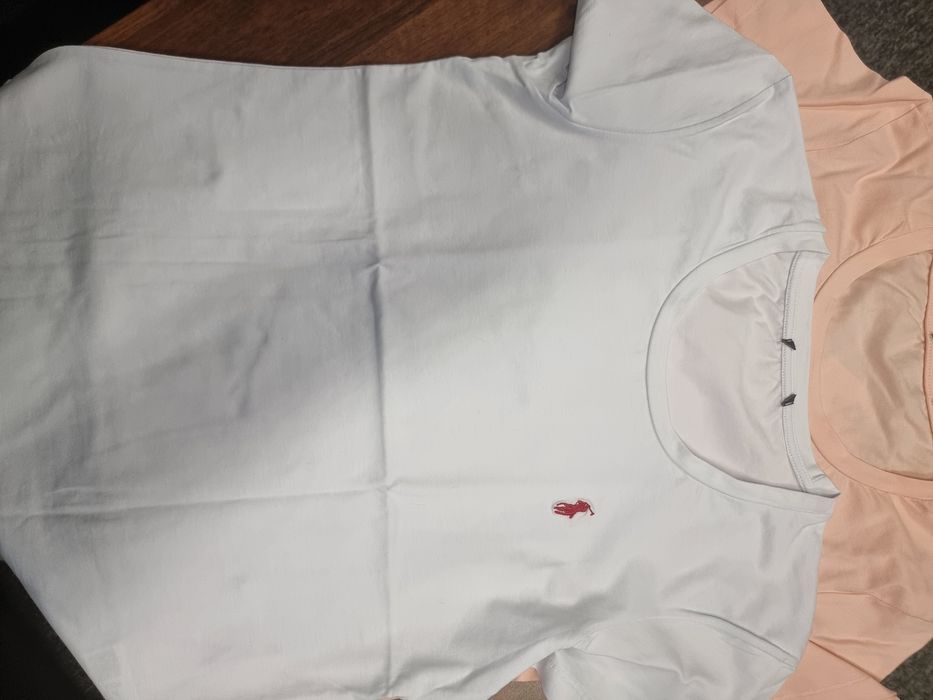 3 koszulki z krótkim rękawem 2x Lacosta 1x polo ralph