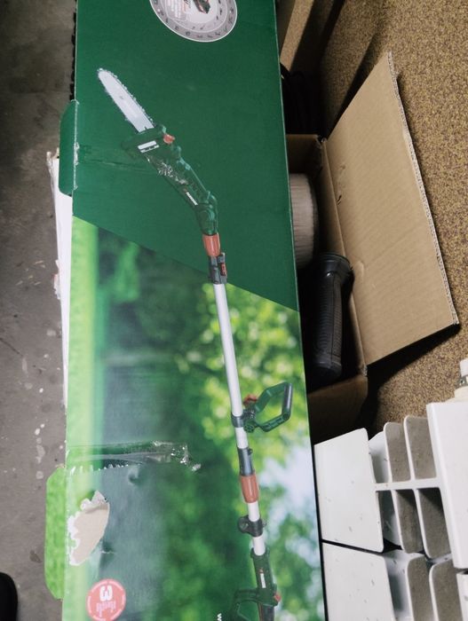 Piła łańcuchowa na wysięgniku  akumulatorowe teleskopowe parkside