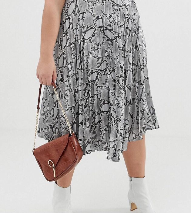 Юбка гофре New Look p. XL, snake print