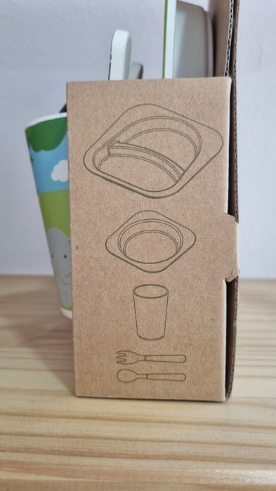Conjunto de refeição bambu