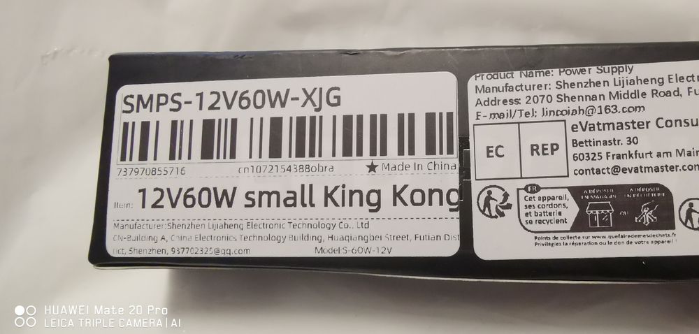 Zasilacz 60w 12v