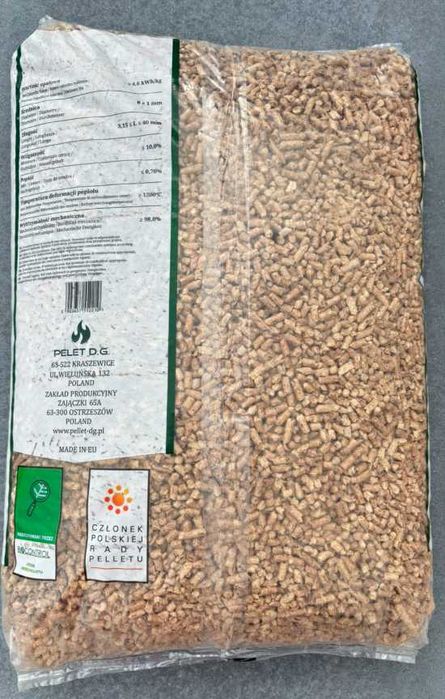 Pellet Igła PREMIUM 100%  A1 w 15kg  fi 6 op 15 kg - 33,45 zł