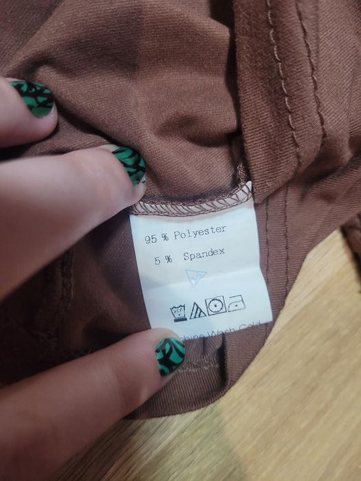 Коричневий топ Cowgirl Shein